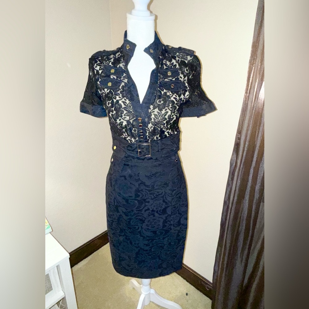 Karen Millen Black Lace Dress
